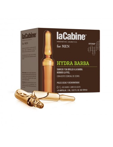 LA CABINE FOR MEN Ampoules Hydra Barbe 10 x 2 ml