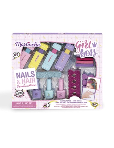 SUPER GIRL HAIR & NAILS LOTE 16 pièces